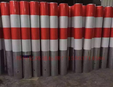 橡膠警示柱、道口樁、路口警示柱、電力警示柱、鋼管警示柱